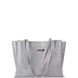 FORTIFY CRAFT Textured PU Shopper Tote Bag-picture-26