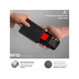 CIMONI Men Leather Three Fold Wallet image 4