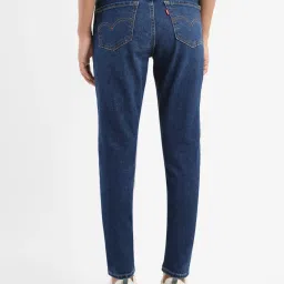 levi's Women's 710 Blue Skinny Fit Mid Rise Jeans image 3