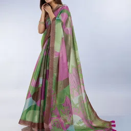 GULKEE FAB Tissue Saree image 5