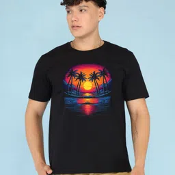 BRAWNY BATTLER Graphic Printed Round Neck Cotton T-shirt-picture-13