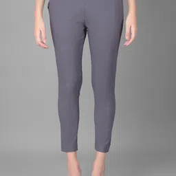 Comfort Lady Women Solid Mid-Rise Casual Regular Trouser-image-65