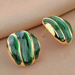 Palli Creation Oval Studs Earrings image 4