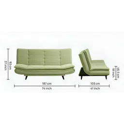 Sleepyhead Unisex Green Inflatable Sofa & Bed image 3