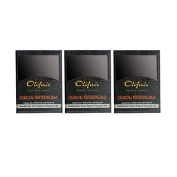 Olifair Set Of 3 Charcoal Whitening Soap With Vitamin B3 - 120 g Each-picture-12
