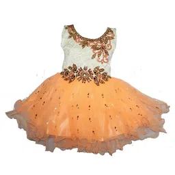 kids fashion hub Floral Georgette Maxi Dress-image-85