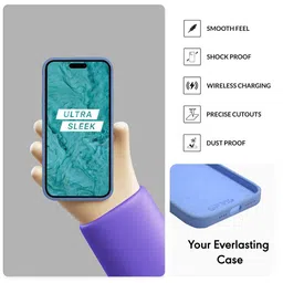 SPRIG Solid Printed iPhone 15 Back Case Mobile Accessories image 4