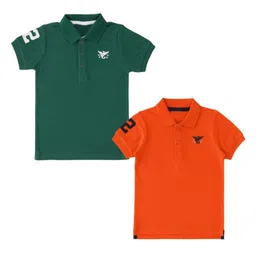 BAESD Boys 2 Solid Polo Collar T-shirt-picture-33