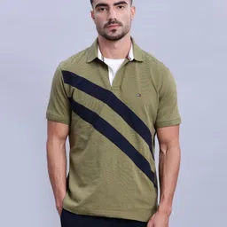 Tommy Hilfiger Men Striped Polo Collar T-shirt-picture-18