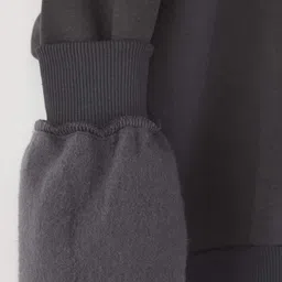 Trendyol Women Solid Mock Collar Long Sleeves Oversized Crop Sweatshirt image 4