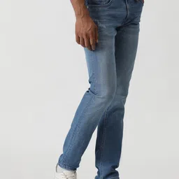 Greenfibre Men Slim Fit Light Fade Stretchable Jeans image 5