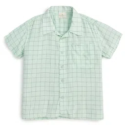 JusCubs Boys Checked Formal Shirt image 1