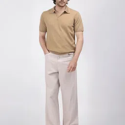 RARE RABBIT Men Polo Collar Extended Sleeves T-shirt image 4