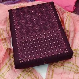 SAINOOR Embroidered Pure Silk Unstitched Dress Material-picture-14