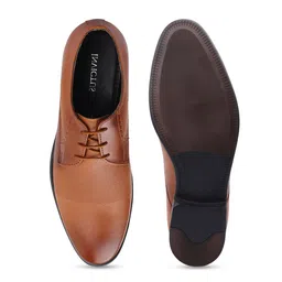 INVICTUS Men Textured Leather Formal Derbys image 5