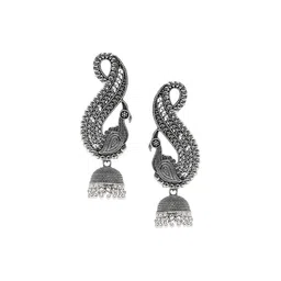 I Jewels Contemporary Jhumkas Earrings image 3