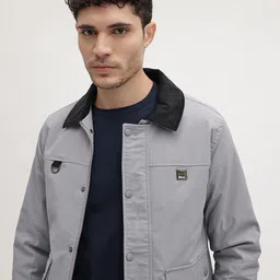 The Roadster Life Co. Spread Collar Tailored Jacket with Utility Pockets-image-17