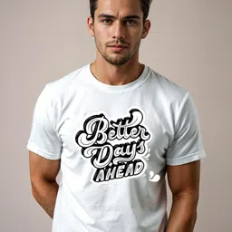 OUTLAWS Men Typography Printed Pure Cotton T-shirt-picture-45