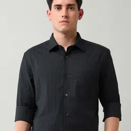 AD By Arvind Men Classic Slim Fit Opaque Checked Casual Shirt-image-61