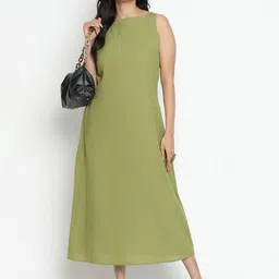 TOLIKE Applique A-Line Midi Dress-picture-38