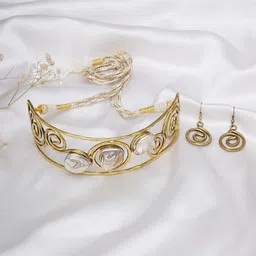 JEWILLEY Gold-Plated Jewellery Set-picture-33