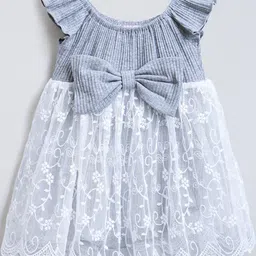 Hopscotch Girls Cotton Fit & Flare Dresses-picture-0