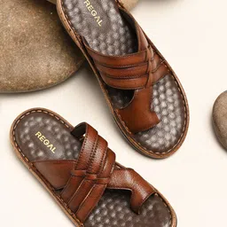 Regal Men Leather Comfort Sandals-picture-41