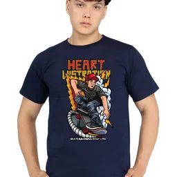BRAWNY BATTLER Graphic Printed Round Neck Pure Cotton Regular Fit T-shirt-picture-12