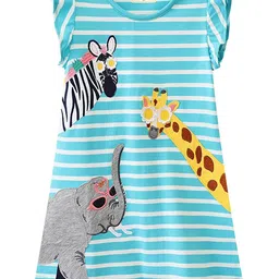 LULU & SKY Girls Striped Nightdress-picture-15