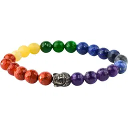 Divine souvenirs Unisex Lapis Lazuli Sodalite Onyx Beaded Elasticated Bracelet-picture-30