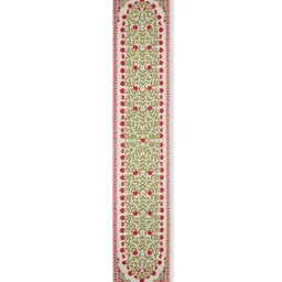 Fabindia Red & Green Floral Printed Anti- Slip Table Runners image 2