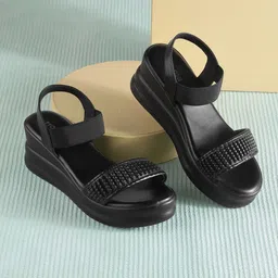 Mochi Women Wedge Sandal Heels-picture-19