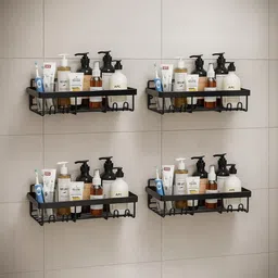 JD FRESH Black Set of 4 Water Resistant Multi-Utility Organisers-image-79
