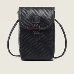 CORSICA Black Solid One Handle Sling Bag-picture-21
