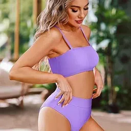 ENAYA STORE Strapless Swim Bikini Set image 5