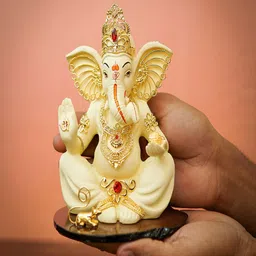 Craftlayout Gold-Toned Religious Idol Showpiece image 3