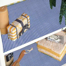 Mopak Decor Blue Set of 1 Regular Shelf Liner Organisers image 3