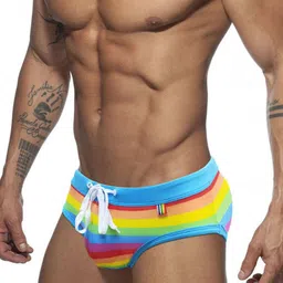 PANTEAZY Striped Low- Rise Basic Briefs KEV-SM02-FR-ML-M image 2