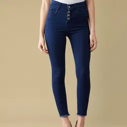 Mast & Harbour Women Skinny Fit High-Rise Stretchable Jeans-picture-38