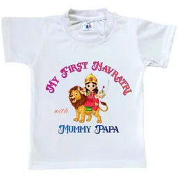 Cute Pals Kids-Unisex White Cotton Graphic Printed Tshirts-picture-35