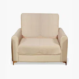 Fashion Throw Beige Velvet 2 Piece Sofa Cover-image-75