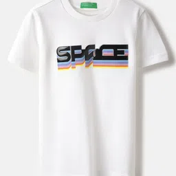 United Colors of Benetton Boys Printed Pure Cotton Pockets T-shirt-picture-32