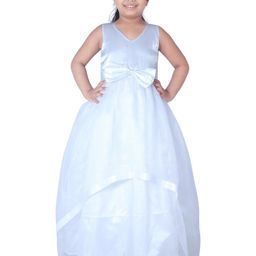 Shahina Fashion Girls Satin Party Dress-picture-36