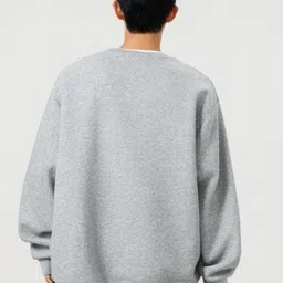 HERE&NOW Men Pullover Oversized Sweatshirt image 3