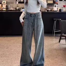 StyleCast Women Relaxed Fit Mid-Rise Low Distress Embellished Jeans-picture-36