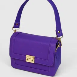 ATTAACHE ACCESSORIES Women Solid Structured Satchel Bag image 4