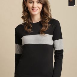 Tromko Women 2 Colourblocked T-shirt-picture-32