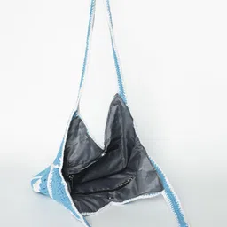 Sugercandy Floral Half Moon Cotton Tote Bag image 4