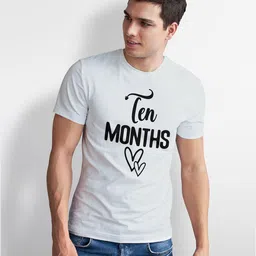 Seekbuylove Men Bio Finish Typography Printed Round Neck Cotton T-shirt image 5