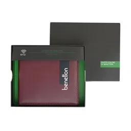 United Colors of Benetton Men Leather Two Fold Wallet-image-89